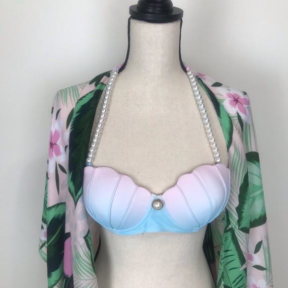 Toucan Pink Tassel Kimono and Swim Wear Coverup - Picture 3 of 4